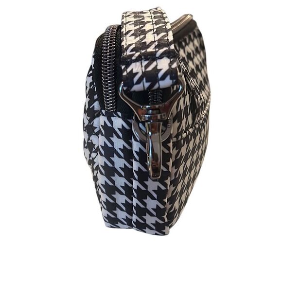 Lug Black and White RFID Convertible Coupe XL Crossbody Belt Bag - Picture 8 of 14